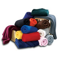 Camel Brown Polar Fleece Full Throw Blanket